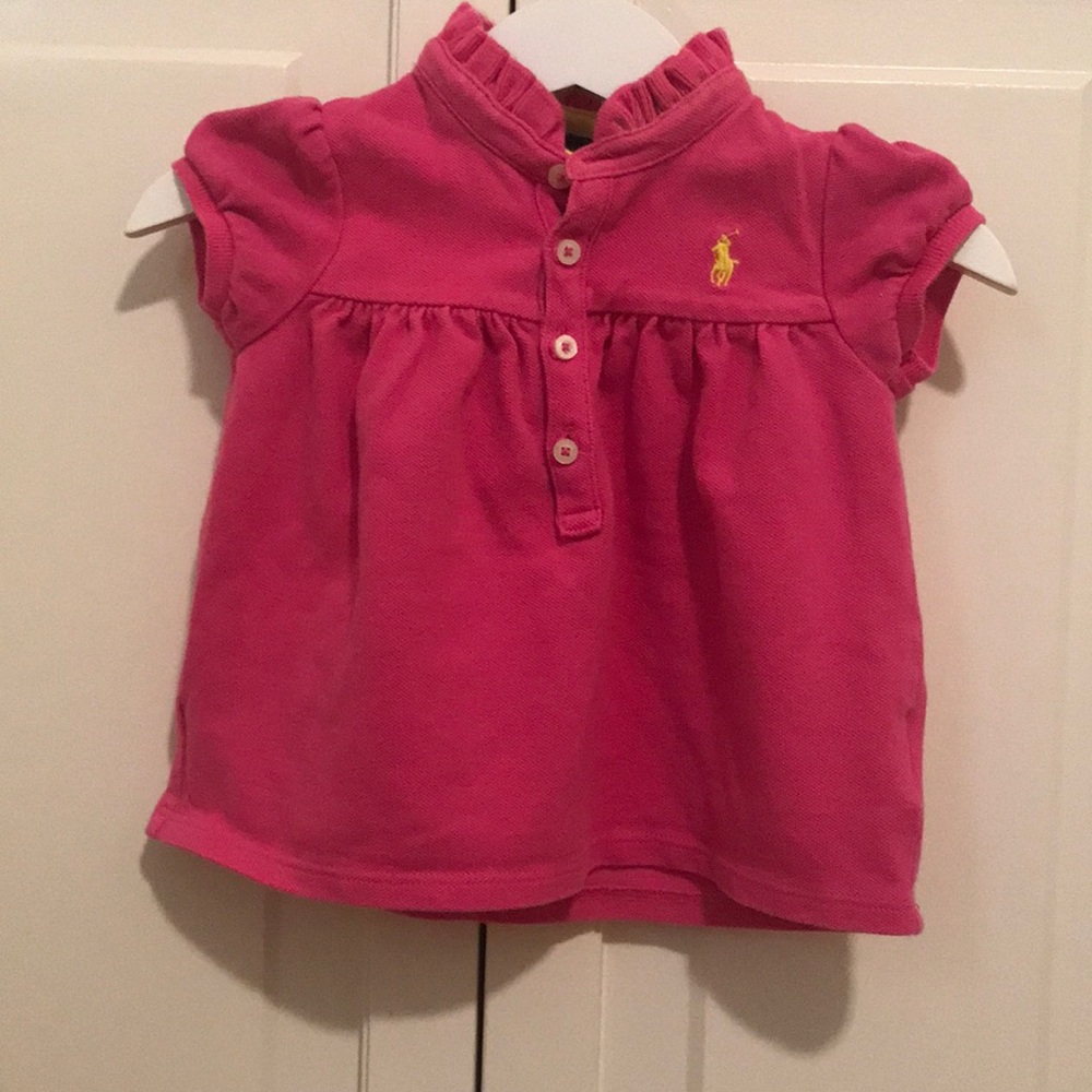Baby Pink Ralph Lauren shirt